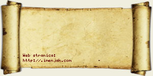 Jasmina Ječmenica vizit kartica